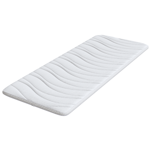 Madrasskydd Vit 80 x 200 cm Stickad tyg