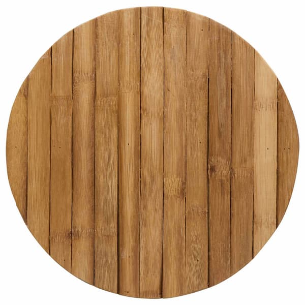 Trädgårdsstol Ljusbrun Ø 38 x 42 cm Bambu