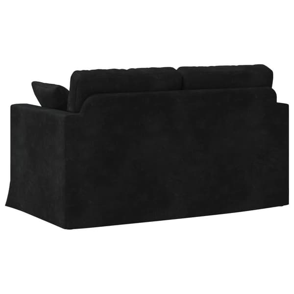 Soffa Svart 138 x 78 x 80 cm Sammet