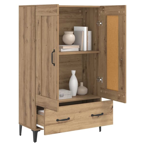 Skåp Artisan-ek 70 x 31 x 115 cm Konstruerat trä