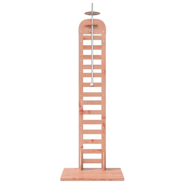 Utomhus Dusch 223 cm Massivt Douglas trä och rostfritt stål