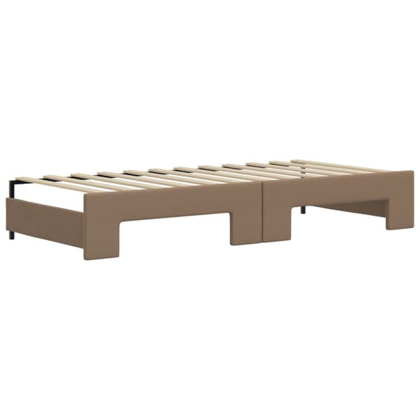 Dagbädd utdragbar cappuccino 90x200 cm konstläder