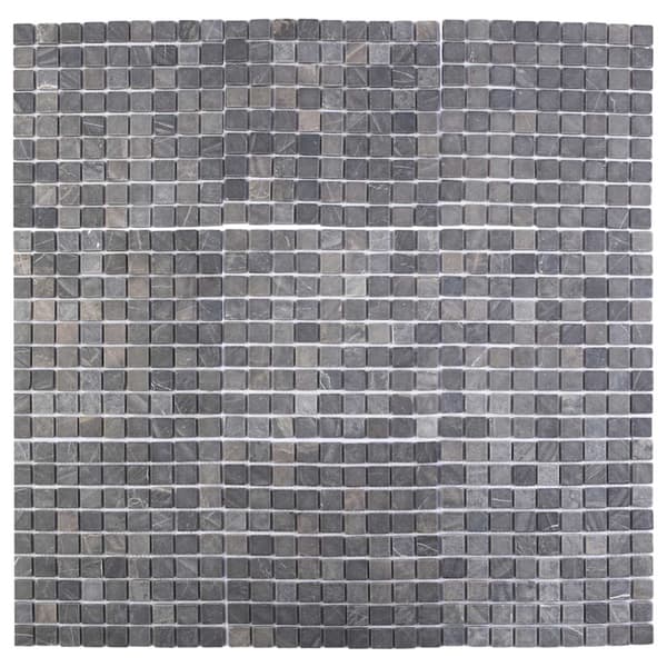 Mosaikplattor Grå 30 x 30 cm Marmor