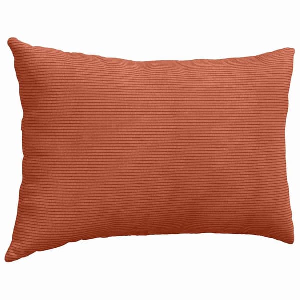 Sofakuddar 2 pcs Röd orange 60 x 40 cm Kordread tyg
