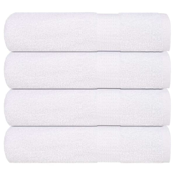 Duschhanddukar FROGN 4 st vit 70x140 cm 360 gsm