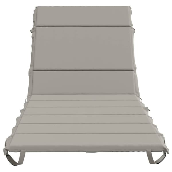 Solstol Kudde GEMERT 100% Polyester Grå 200 x 80 x 3 cm