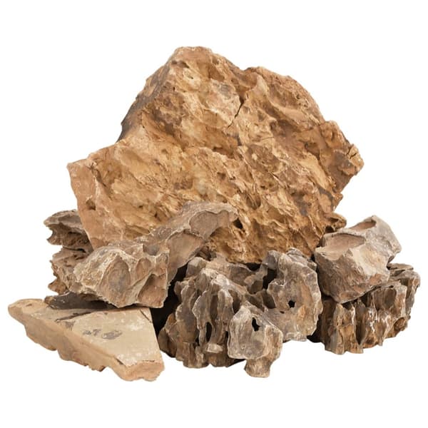 Drakstenar 10 kg brun 5-30 cm