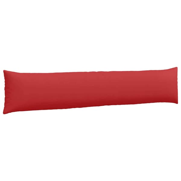 Sofakuddar 2 pcs Röd 200 x 40 cm tyg