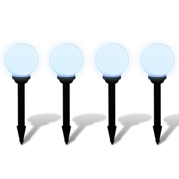 Utomhuslampor 4 st LED 15 cm med markspett