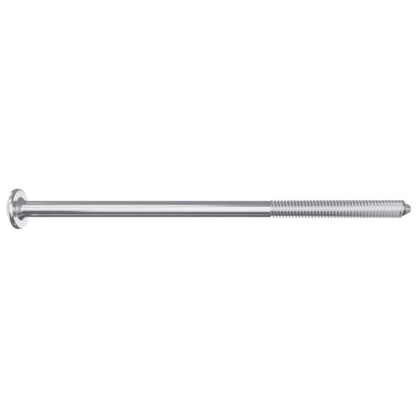 Möbelskruvar 2 pcs Silver M6 x 120 mm Stål