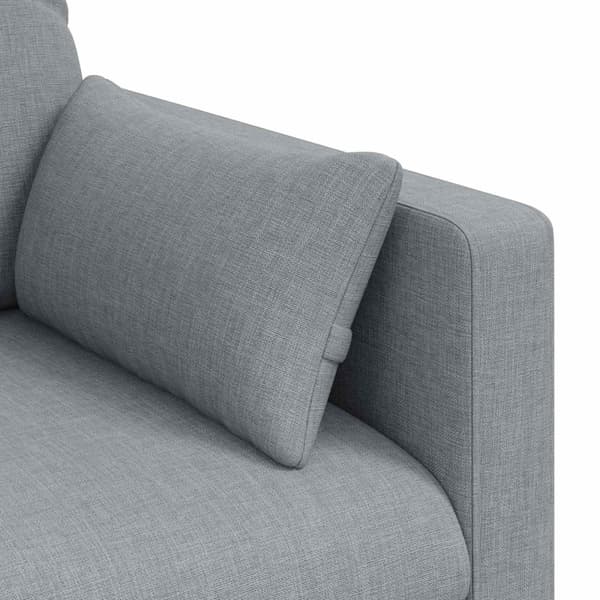 Soffa Ljusgrå 158 x 78 x 80 cm tyg