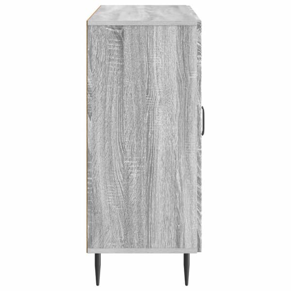 Sideboard Grå sonoma-ek 89 x 34,5 x 80 cm Konstruerat trä