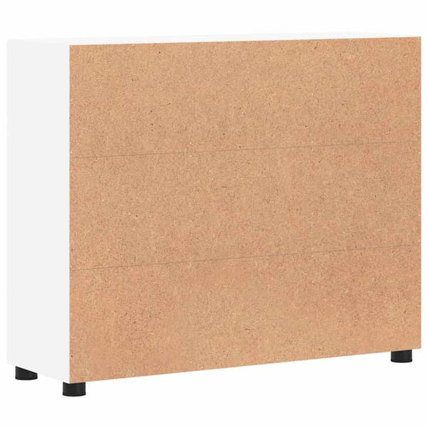 Sideboard FLORIN 88,5 x 30,5 x 73 cm Vit Konstruerat trä