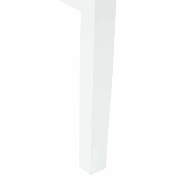 Matstolar 2 pcs Vit 43 x 54 x 89 cm Massiv Gummiträ