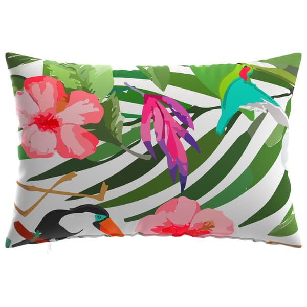 Kuddöverdrag 6 st HEERLEN Svart 30 x 50 cm Polyester