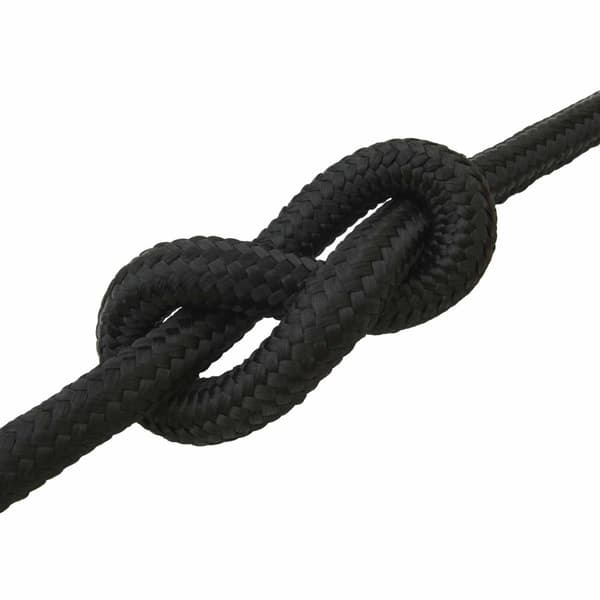 Båtsnöre 6 mm 5 m Svart
