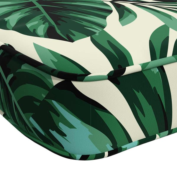 2-delade Bänk Kuddar VUGHT 2 st 100% Polyester Bladmönster