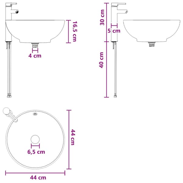 Badrumsmöbelset 2 pcs Artisan-ek Konstruerat trä