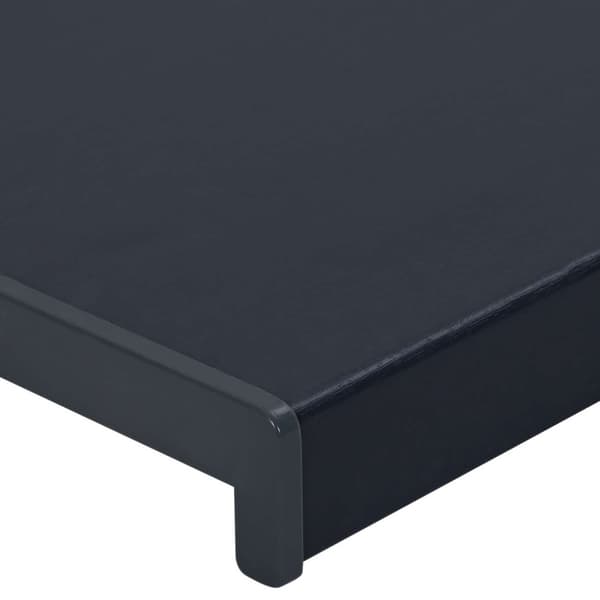 Fönsterbräda Anthracit med träådring 120 x 45 x 4,5 cm PVC