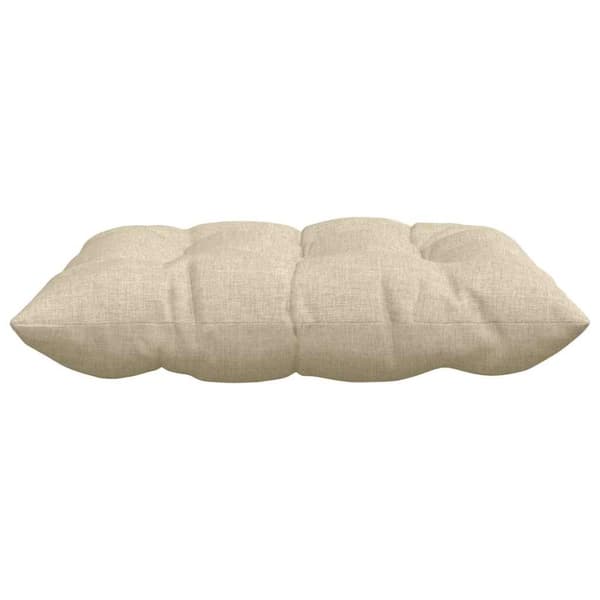 Sittkuddar 4 pcs Kräm 40 x 40 x 6 cm tyg