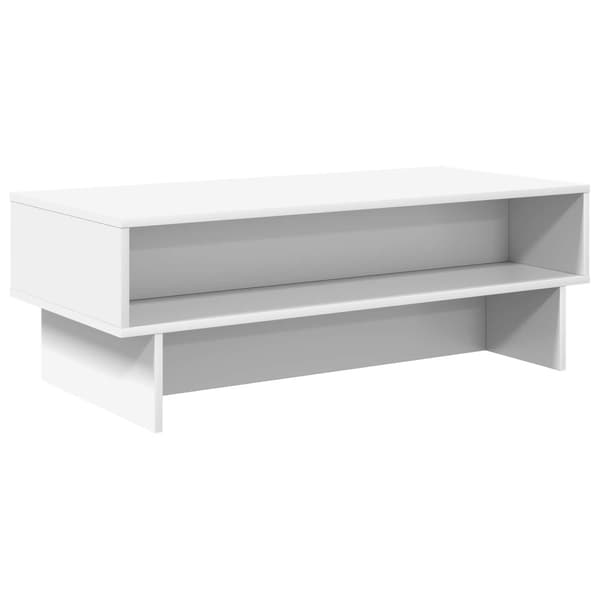 Kaffeebord Vit 100 x 46 x 35 cm Konstruerat trä