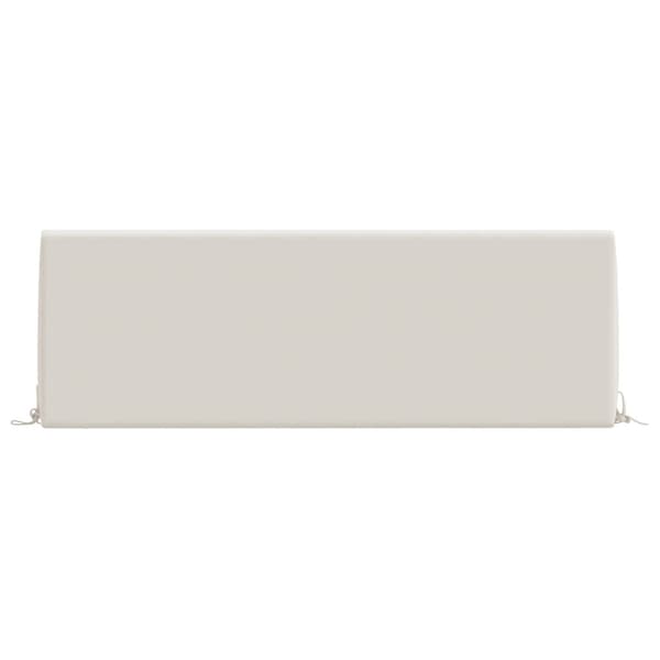 Ryggkudde SOEST 100% Polyester Vit 120 x 20 x 40 cm