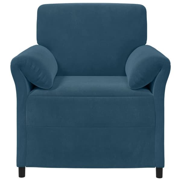 En-sitssoffa Blå 88 x 83 x 95 cm Sammet