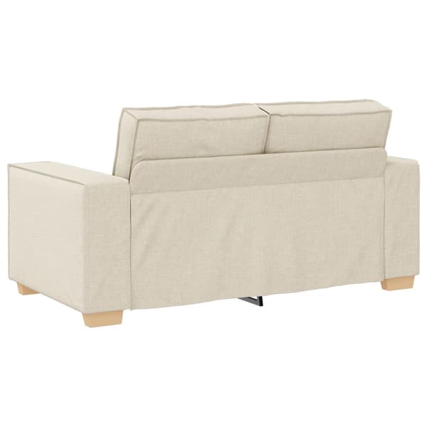 Soffset 3 st Beige Linnenblandad tyg