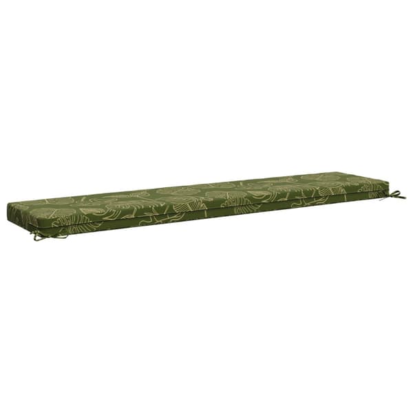 Bänk kudde SOEST 100% Polyester Bladdesign 170 x 40 x 8 cm