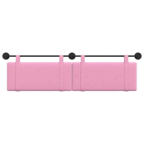 Hängande sänggavel Rosa tyg