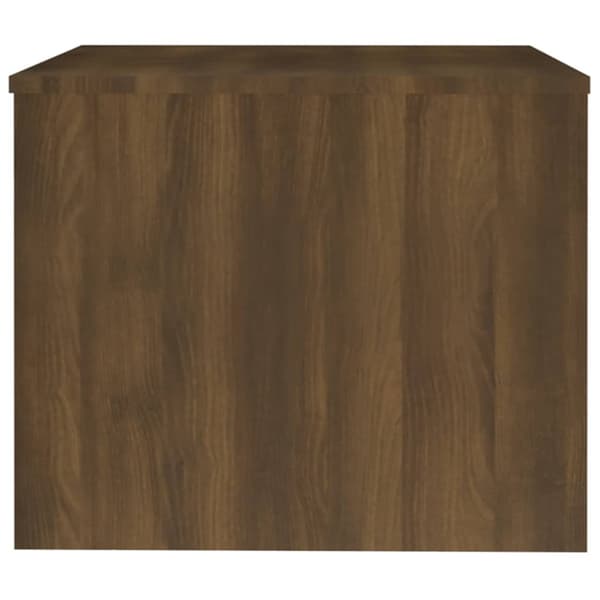 Soffbord brun ek 80x50x40 cm konstruerat trä