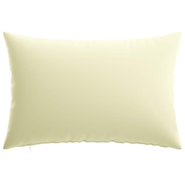 Kuddöverdrag 6 st HEERLEN Gräddvit 40 x 60 cm Polyester
