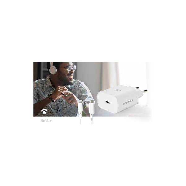 Laddare Vägg NEDIS 20 W USB-C/Lightning