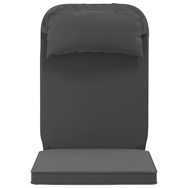Solsängkudde 100% Polyester Antracit 55 x 124 x 5 cm
