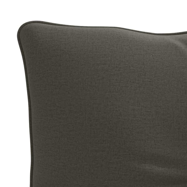 Ryggkudde PUTTEN 100% Polyester Antracit 70 x 40 x 10 cm