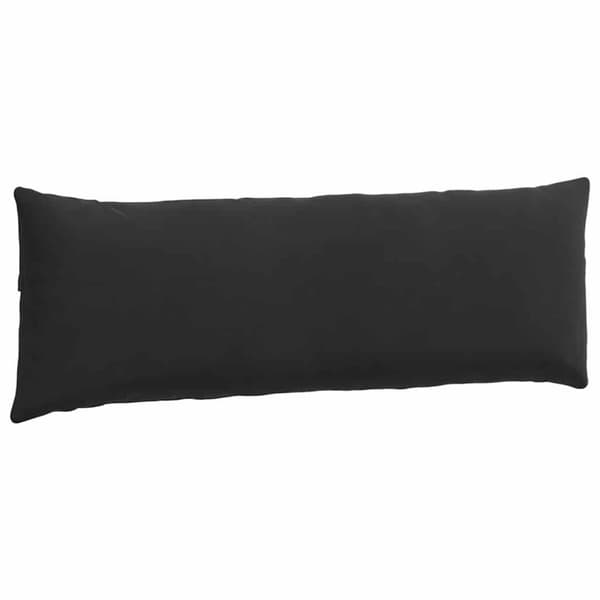 Sofakuddar 2 pcs Svart 120 x 40 cm Kordread tyg