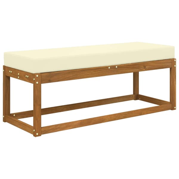 Utomhus sitskudde Kräm 115 x 40 x 8 cm 100% Polyester