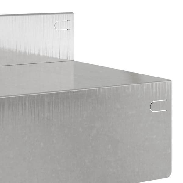 Kant för gräsmatta 30 pcs 100 x 10 x 8 cm Stål Silver