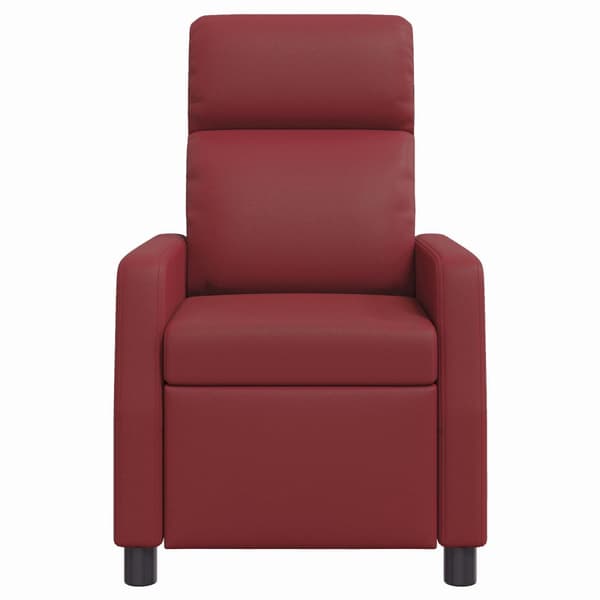 Recliner Vinröd Konstläder