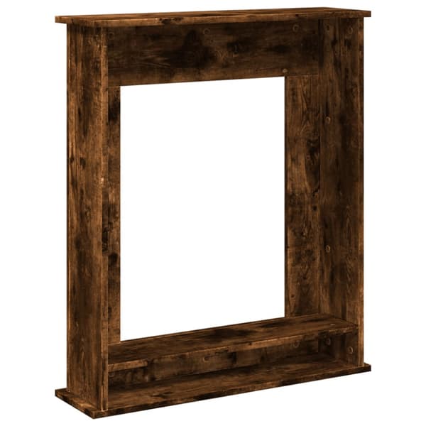 Spiselkrans rökfärgad ek 75x20x87,5 cm konstruerat trä