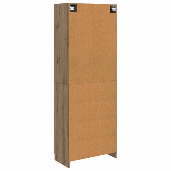 Skåpset 2 pcs Konstruerat trä