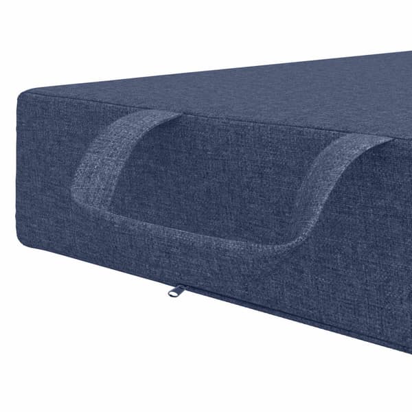 Fällbar Soffbed 75 x 67 x 45 cm Blå