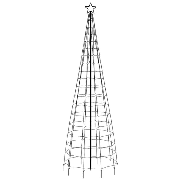 LED julgran med spikar 570 LED varmvit 300 cm