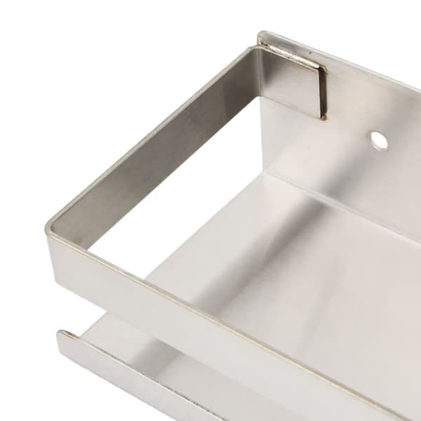 Duschhylla 30x10x6 cm borstat 304 rostfritt stål