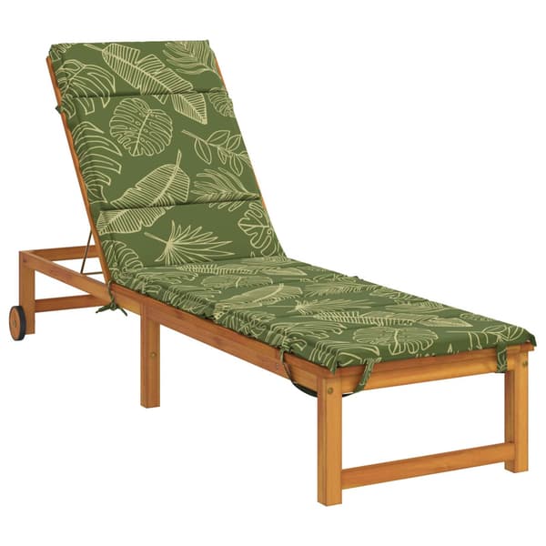 Solstol Kudde GEMERT 100% Polyester Bladdesign 200 x 50 x 3 cm