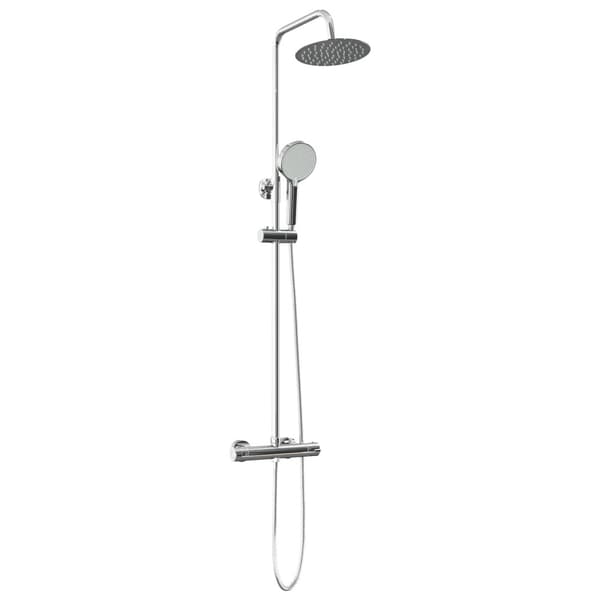 Termostatduschsystemset Krom 27 x 43,5 x 83 cm