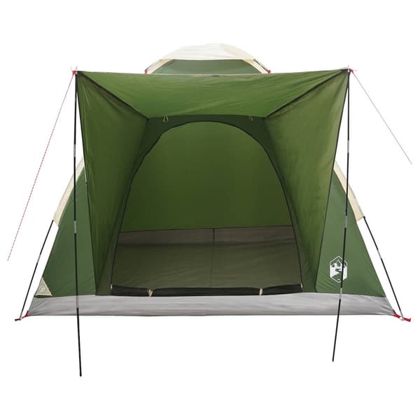 Campingtält med tak Grön 2-manna Polyester och Stål