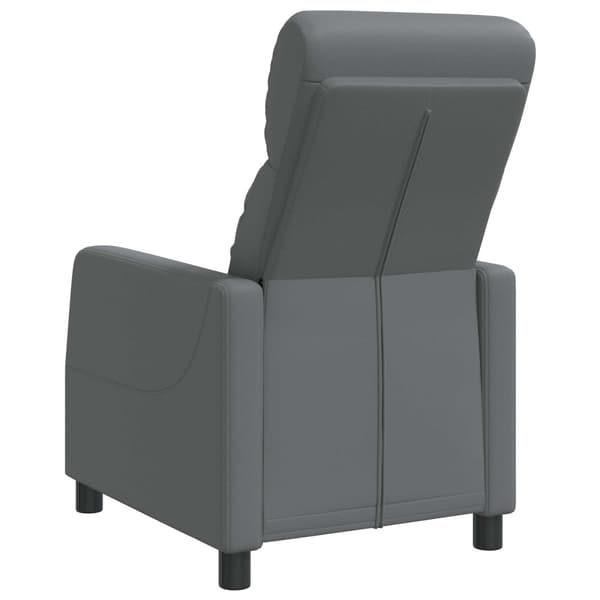 Recliner Grå Konstläder