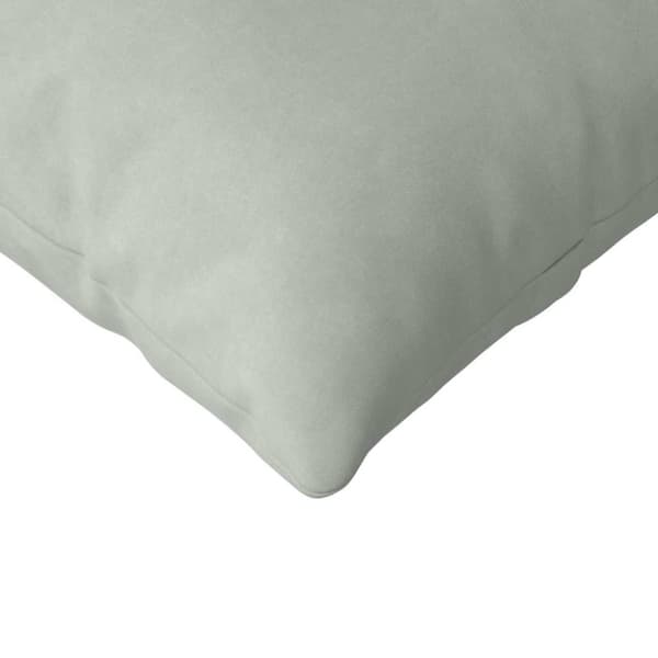 Sofakuddar 2 pcs Ljusgrå 120 x 40 cm Kordread tyg