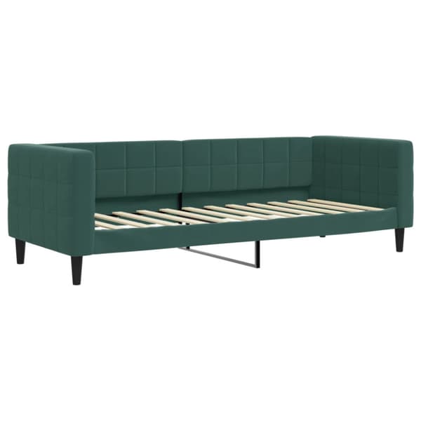 Dagbädd mörkgrön 80x200 cm sammet